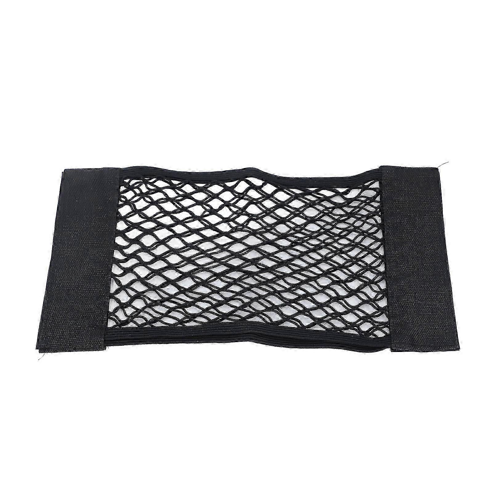 Black Wall Net Pocket Plastic Bag Rack Mesh Storage Net Adhesive Mesh Pocket for Trash Bag Garbage Bag Plastic Wrap