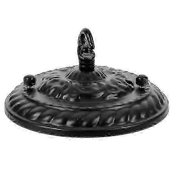 Decor Ceiling Cover Plate Chandelier Plate Hook Ceiling Canopy Hook Embossed Pattern Pendant Lighting Accessories