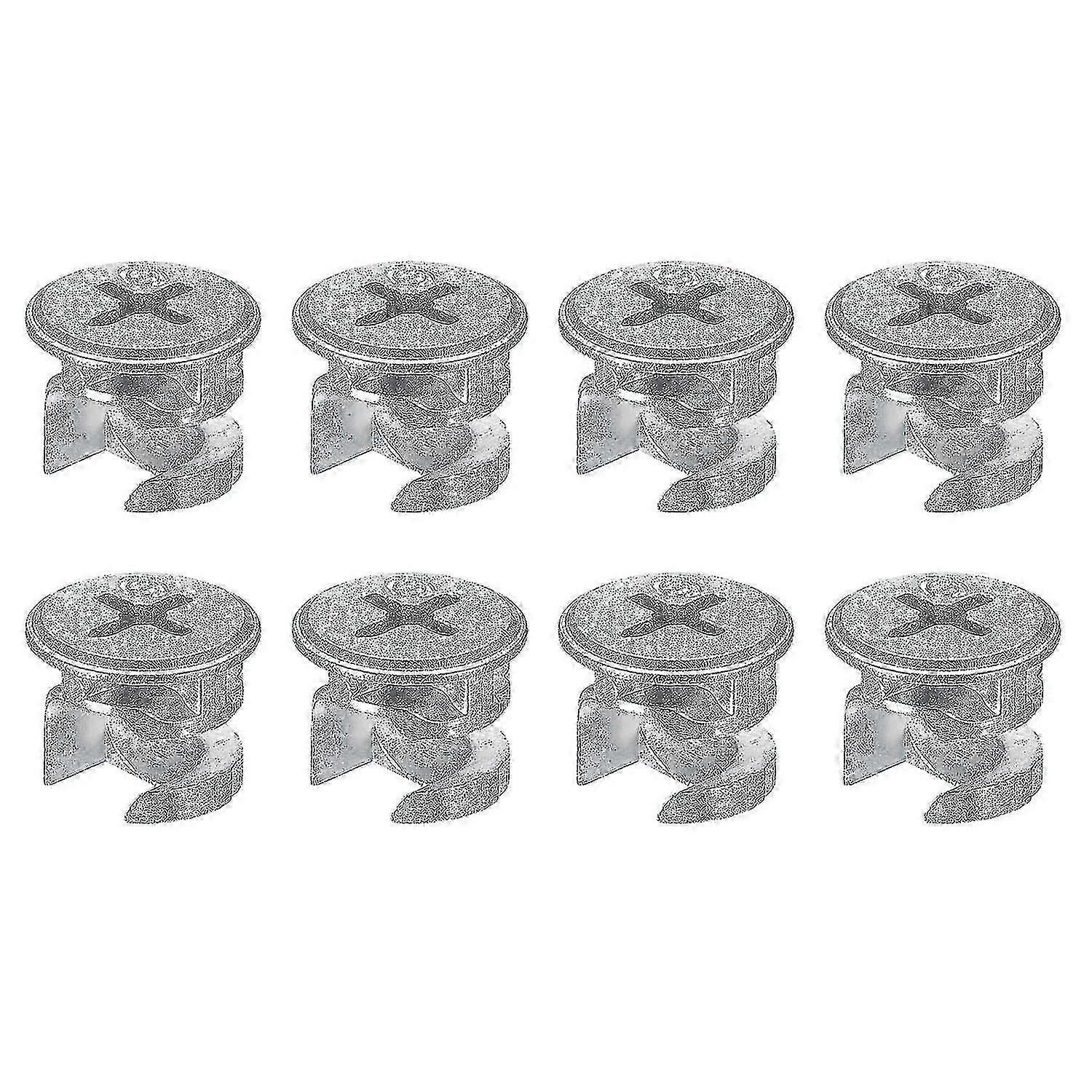 Map Cam Lock Nut For Furniture 8pcs 12x10mm Joint Connector Locking Nuts Furniture Connecting Cam Fittings