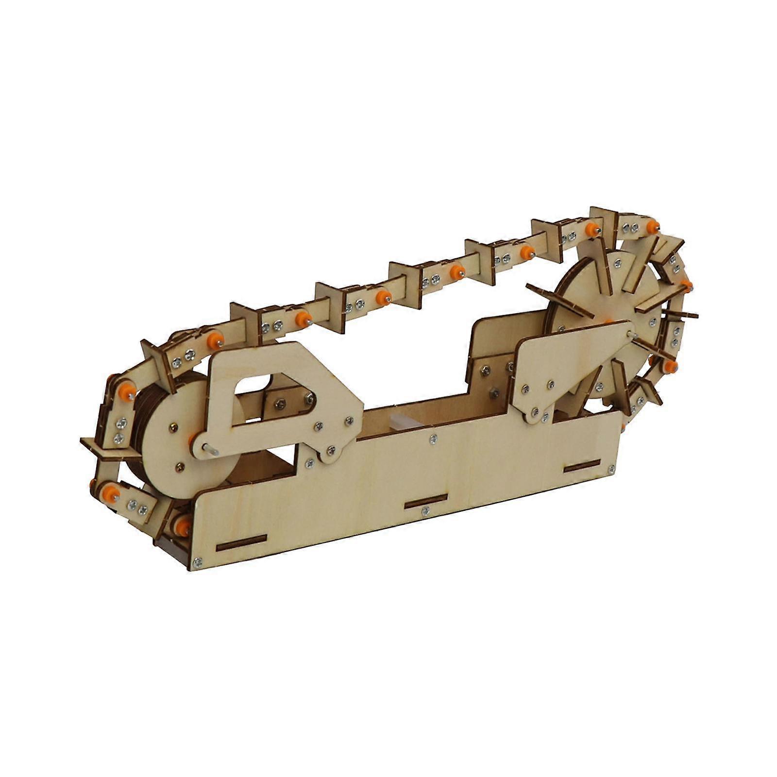 Wooden Waterwheel Model Science Experiment Kit for Develop Hands-on Ability