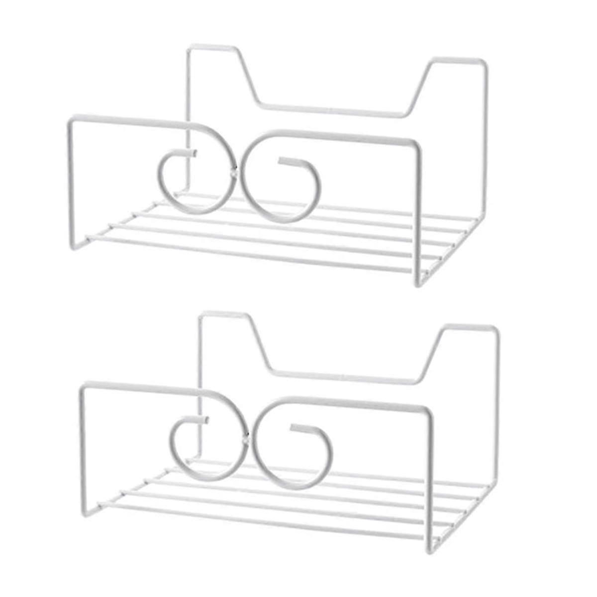 2 قطعة محفظة منظم الجرف الجدار معلقة الجرف حقيبة يد تخزين حامل الجدار حامل عائم تود الجدار