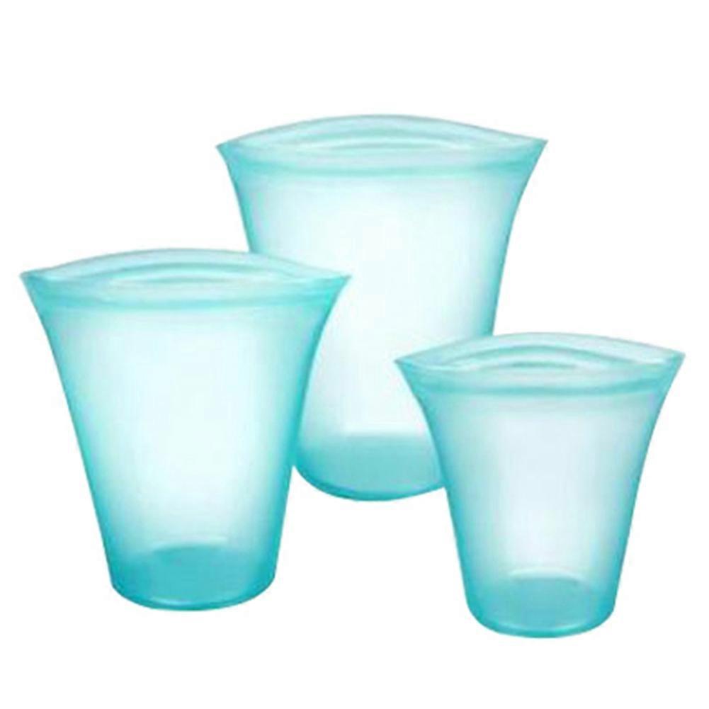 Silicone Food Preservation Bag with Airtight Seal for Freezing, BPA-Free, 1 Gallon Size, Reusable Storage Container