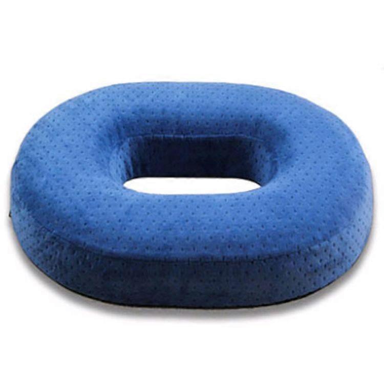 Haleben Smertelindring Memory Foam Ring Stol Sædepude Blå