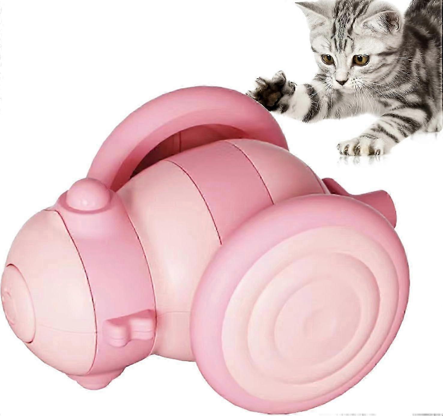 Interactive Cat Toys for Indoor Cats,Bee Shape Electric Cat Toy with Light,Automatic Moving Cat Toy Smart Cat Self Play Toys