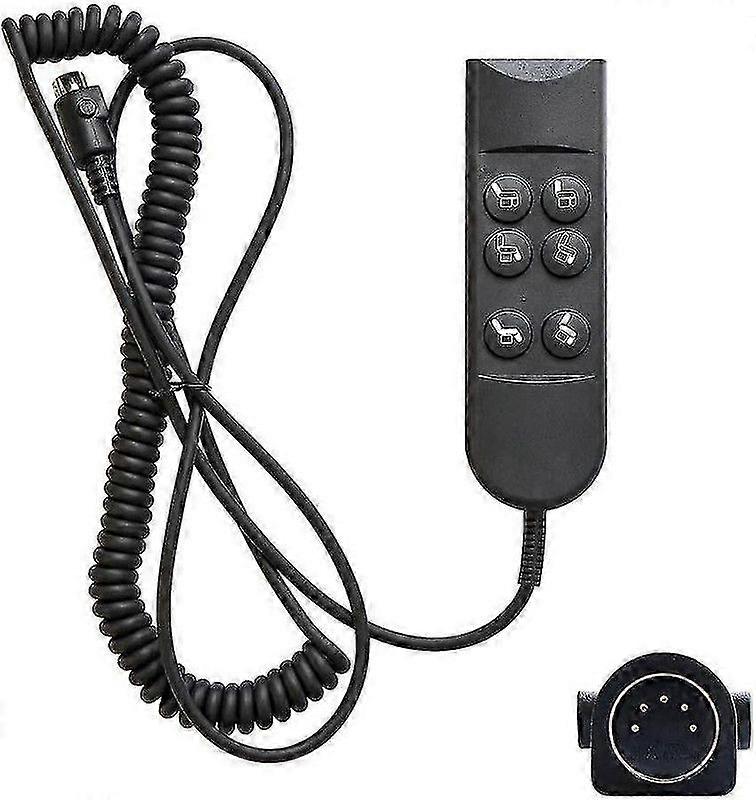 Fruhdi 6 Button 5 Pin Prong Remote Handset Controller Hand Control For Lift Chairs Power Recliners