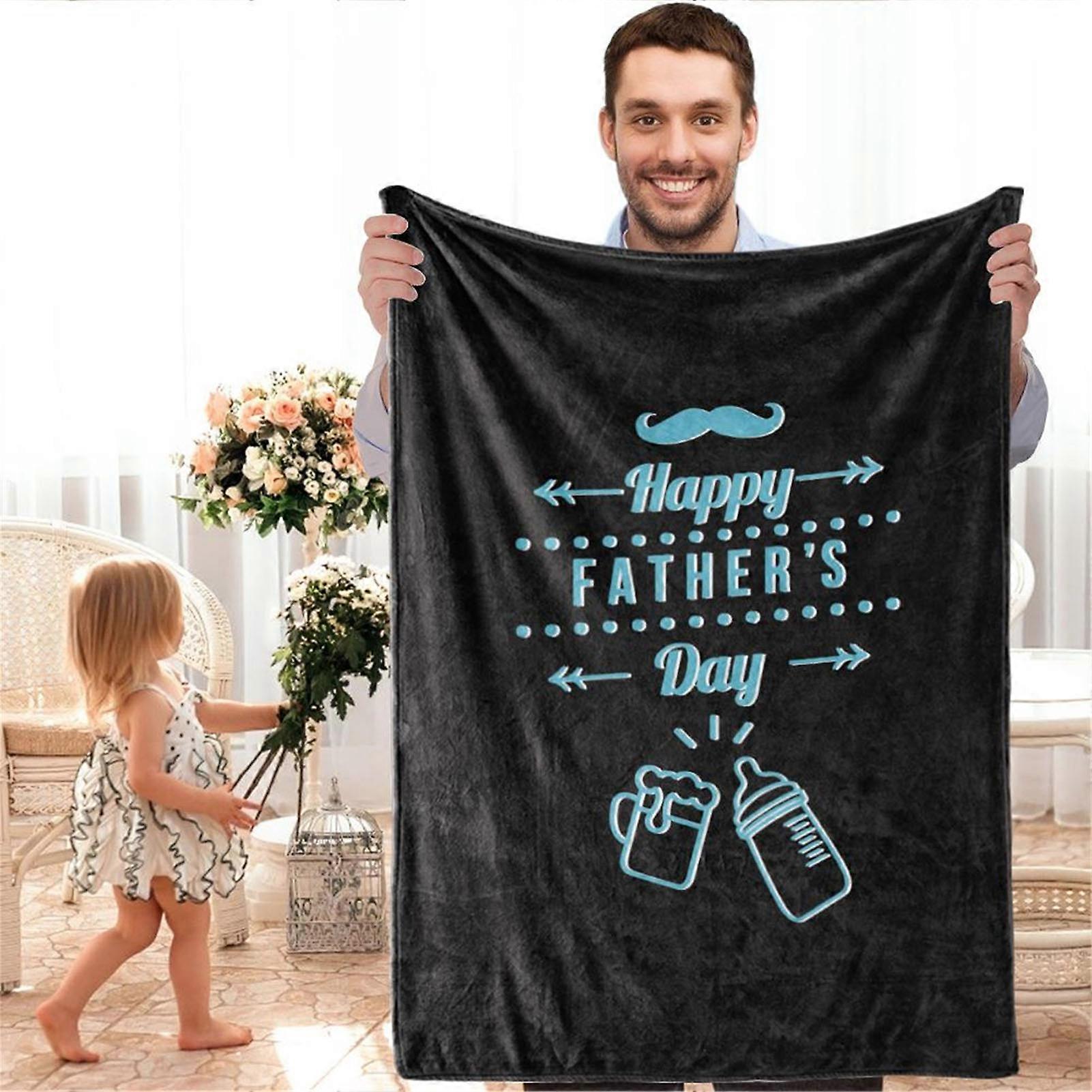 Polyester Blanket Warm Personalized Throw Blanket Nonfading for Sofas Couches Beds