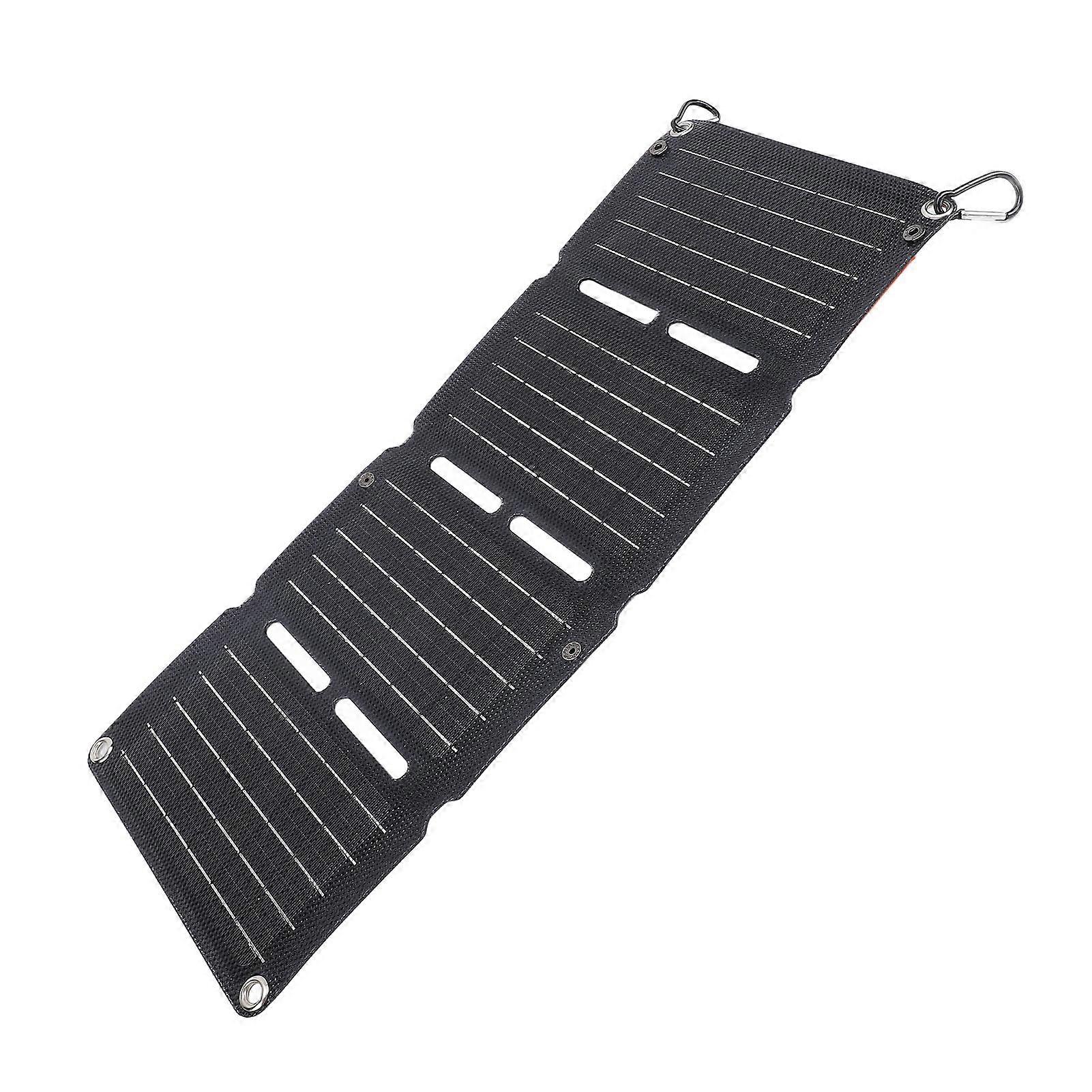 Foldable Solar Panel 40W Monocrystalline Silicon Fast Charging QC Dual USB Regulator Output 4 Folds Portable Solar Panel 