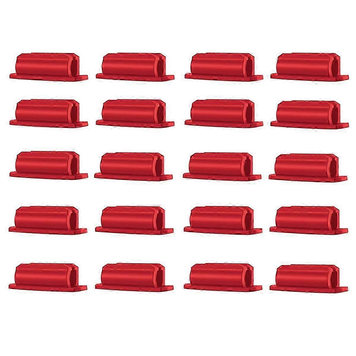 Stifthalter Set mit 20 selbstklebenden Silikon-Stifthaltern für Schreibtisch und andere Oberflächen