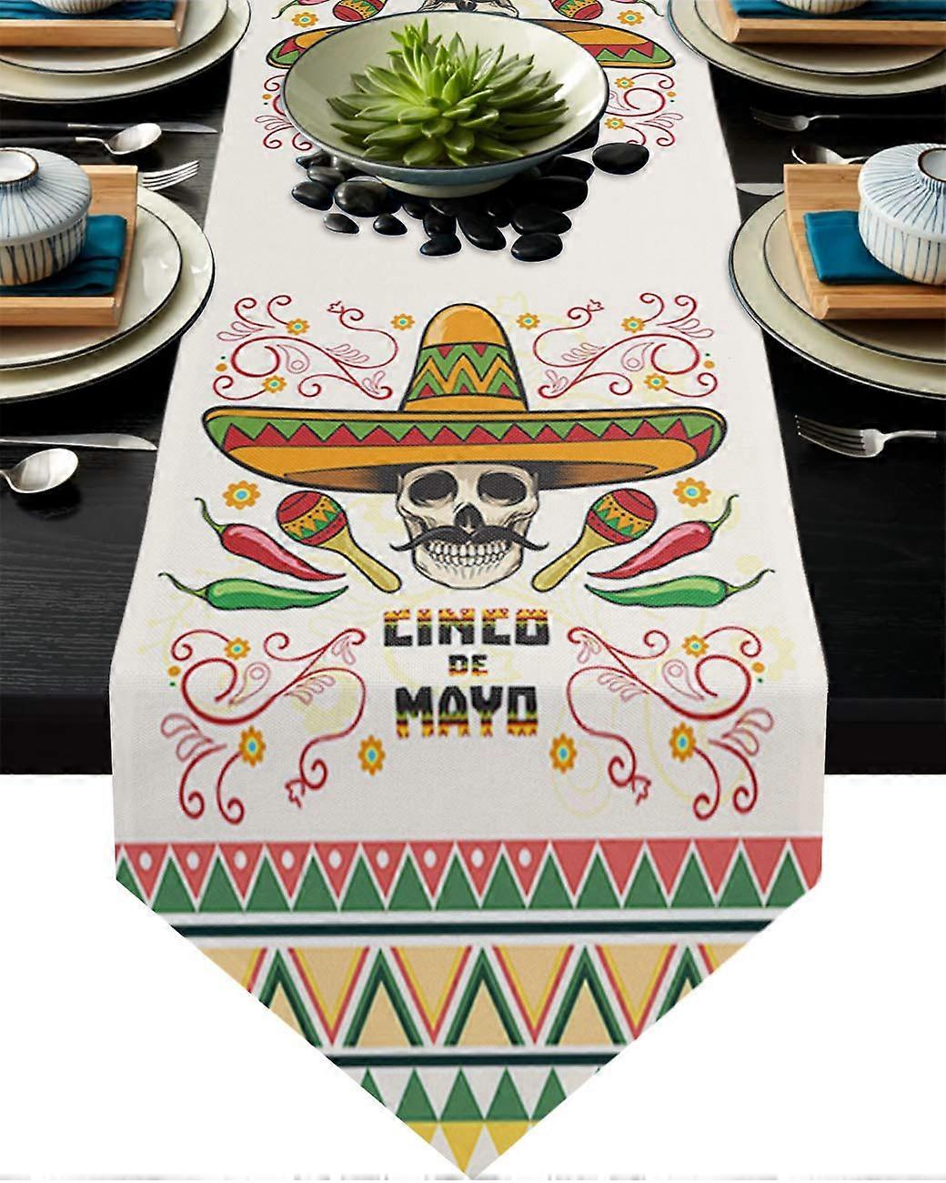 Burlap Linen Table Runner for Catering Events W13 X L70 Inch