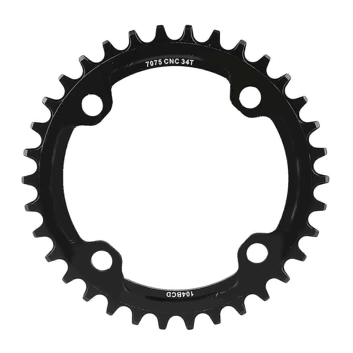 Pièces de réparation pour plateau de pédalier simple en acier pour VTT 32/34/36/38 dents BCD 104