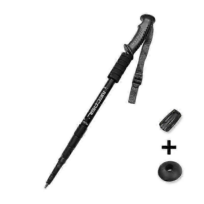 NECASIL G103 Climbing Walking Stick 4 Sections Telescopic Folding Alpenstock Hiking Pole