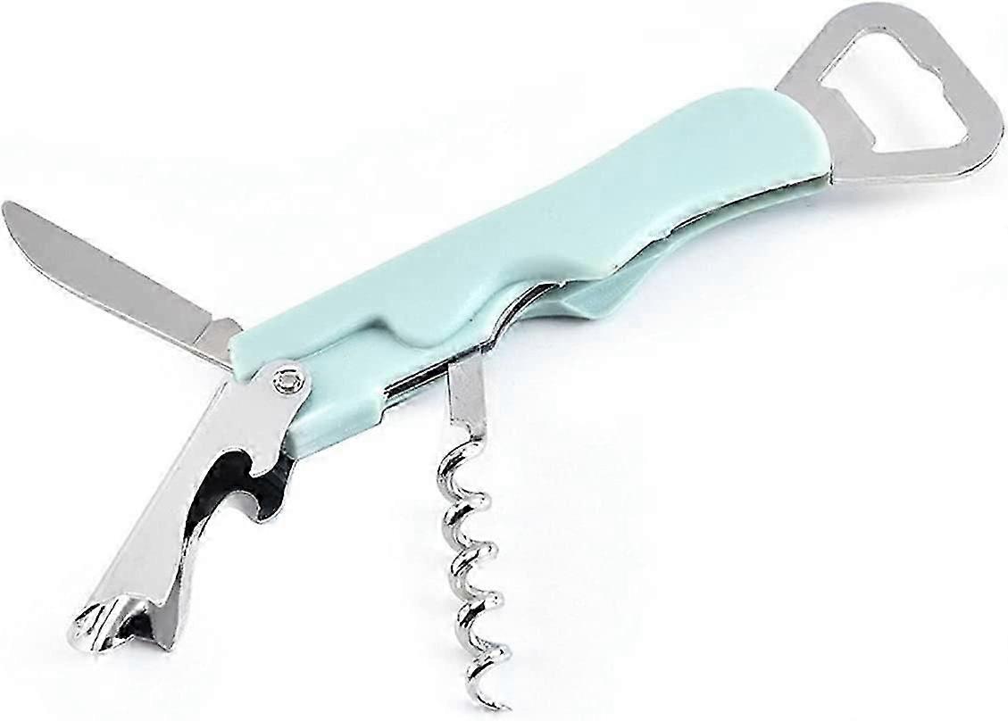 Wine Bottle Opener-Multifunctional Bottle Opener (Green)