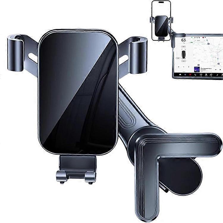 Compatible For Tesla Model 3 / Model Y Car Screen Phone Holder Triangle Cellphone Bracket, Mechanical Version