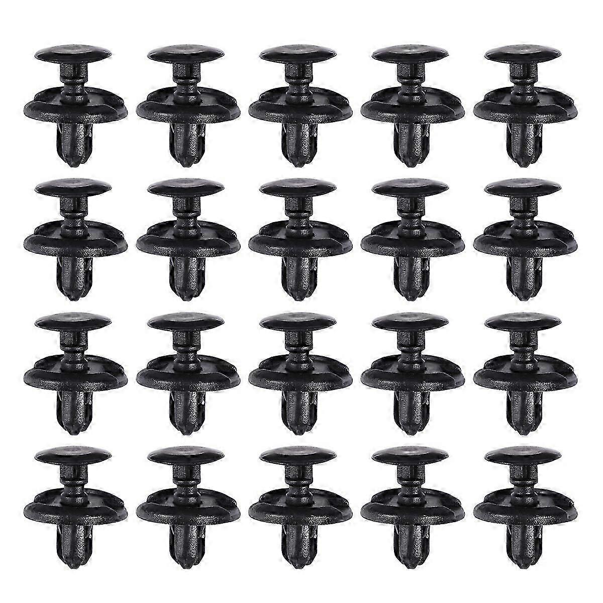 20pcs Shield Push Rivet Fastener Retainer Pin Clips for Mazda Suzuki (B25)