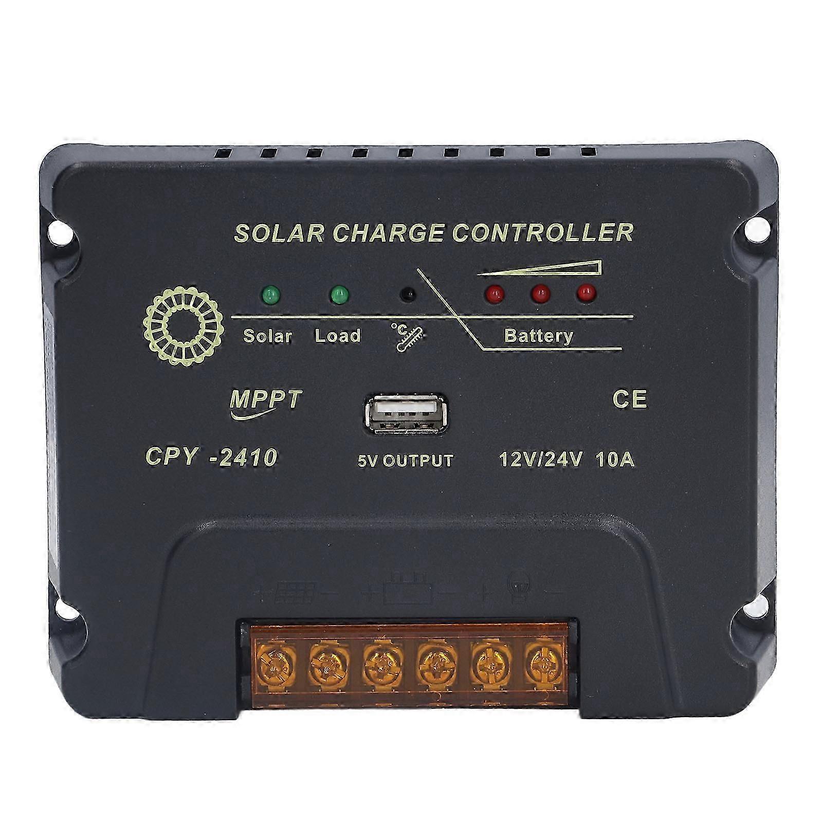 Solar Charge Controller 12V 24V Automatic Adaptation 10A MPPT Solar Charge Controller for Industrial Water