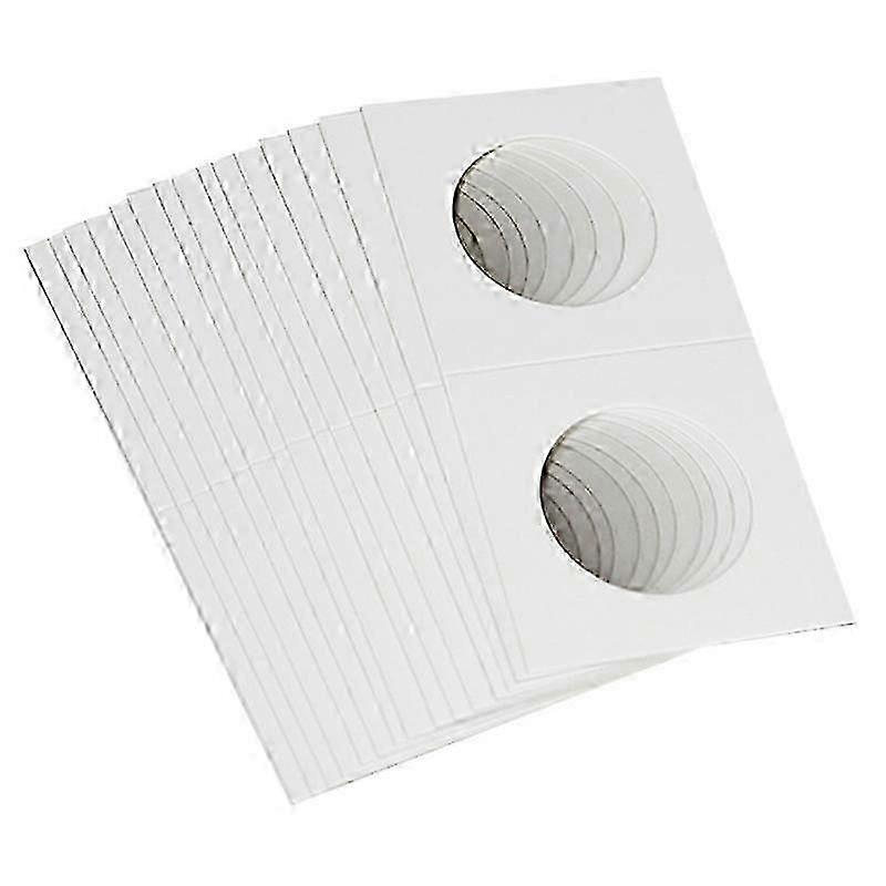 100PCS Square Cardboard Coin Holders Coin Supplies Coin Album Collection Lighthouse Stamp Coin Holder Cover Case Storage js