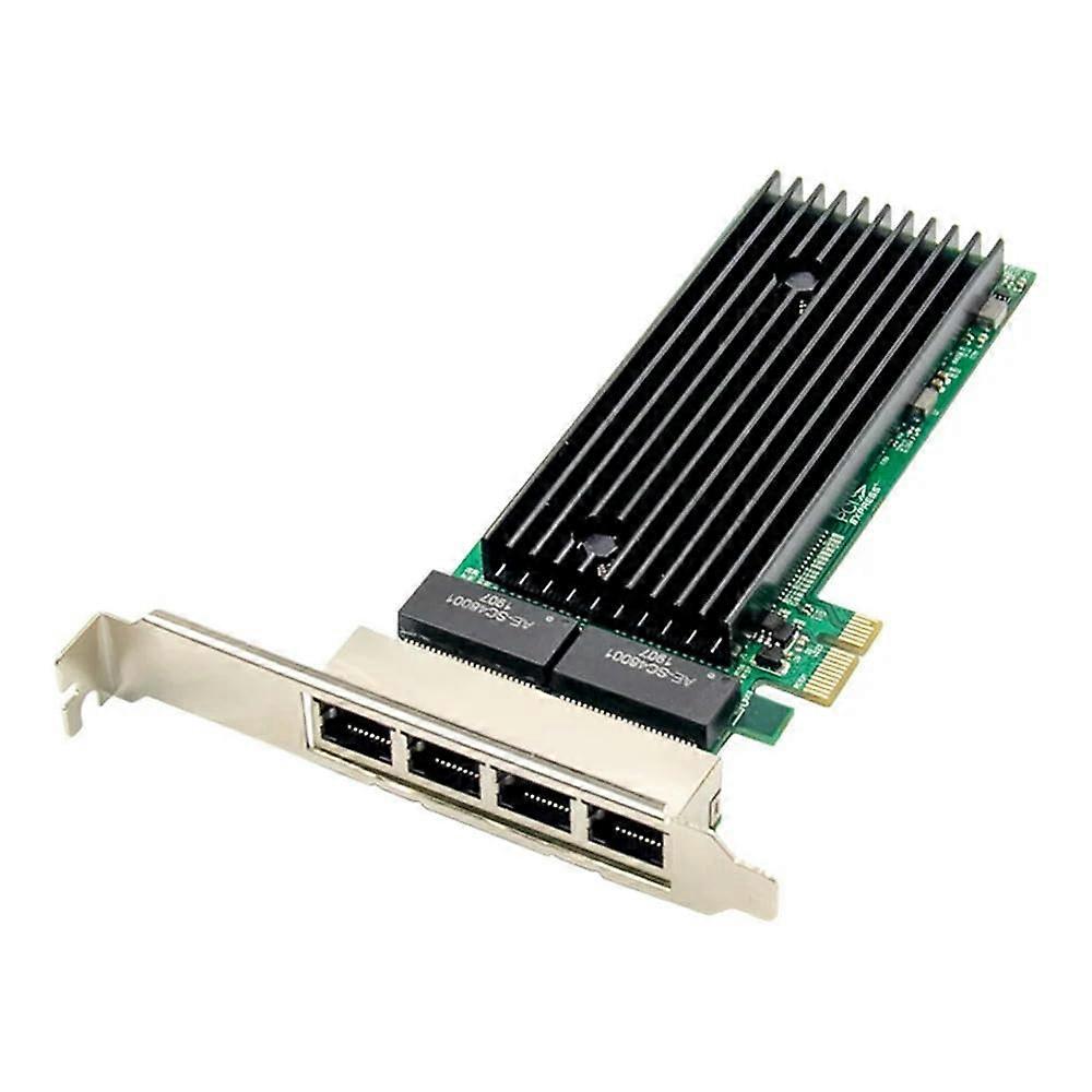 for PCI-E 4 Port RJ45 Server 1X PCIe X1 82576 10/100/1000Mbps LAN Quad Port Server Gigabit Network Card