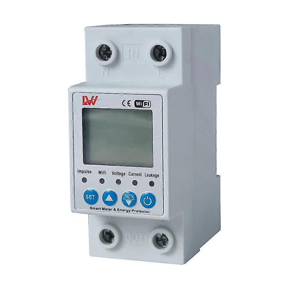 Automatic Reclosing Leaka Protector Adjable Electric Source Protecting Ce Lcd Display With Metering Funct