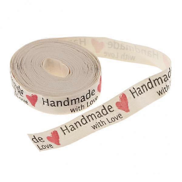 3x DIY dárková stuha Deco stuha Schleifenabnd s designem srdce