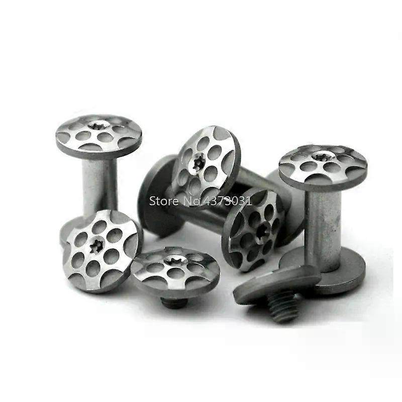 Shibingsheng 2sets Knife Handle Screws CNC Stainless Steel Handle Screws Fasteners DIY Tool Pair Locking Pins Spindle Screws