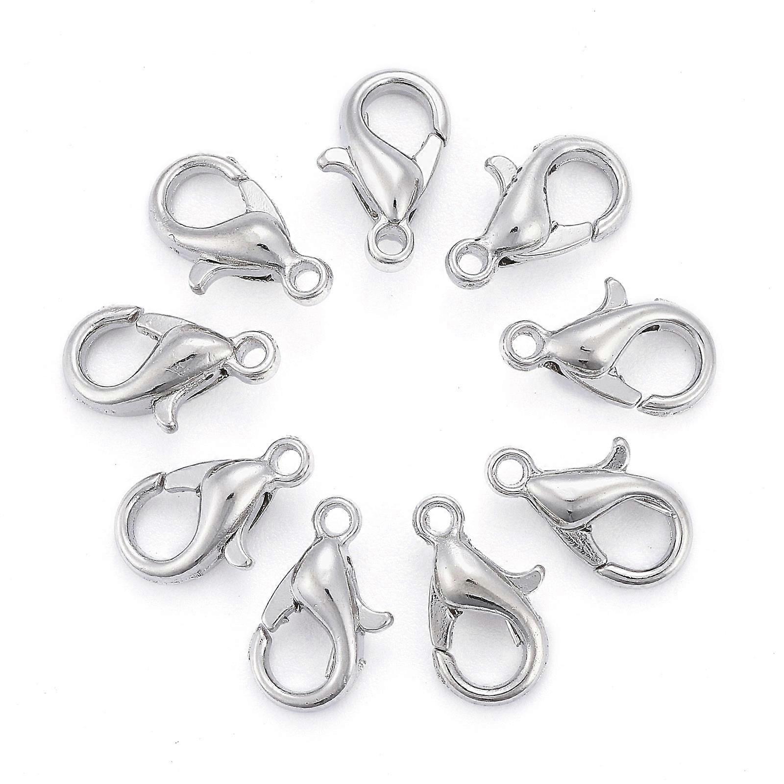 1000pcs Zinc Alloy Lobster Claw Clasps Parrot Trigger Clasps Jewelry Findings