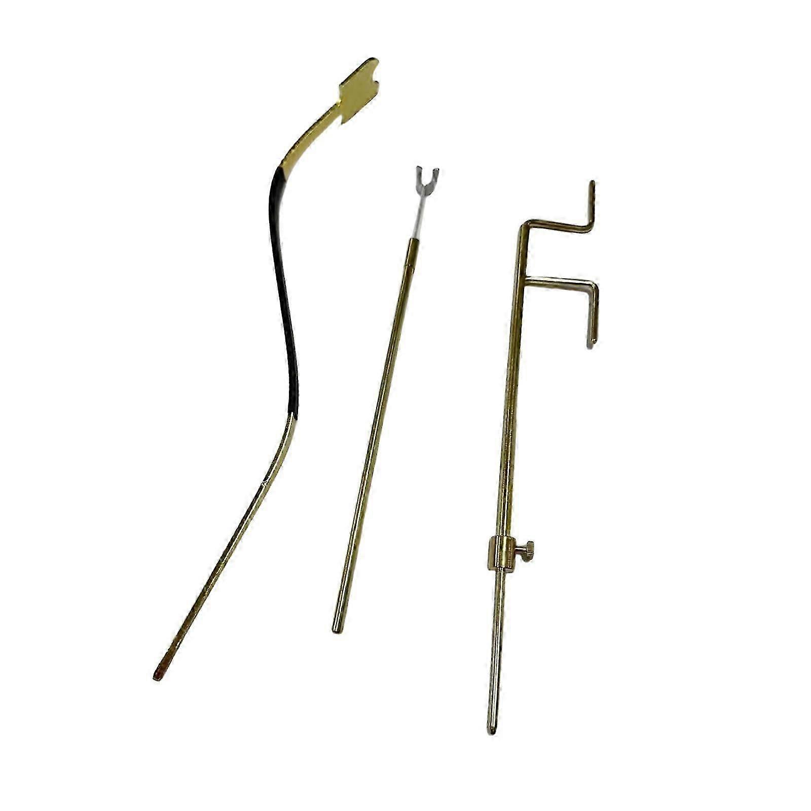 3Pcs Cello Repair Tools Kit,Sound Column Clip and Setter Cello Parts,Sound Post Gauge Measurer for Cellists,Installing Tools