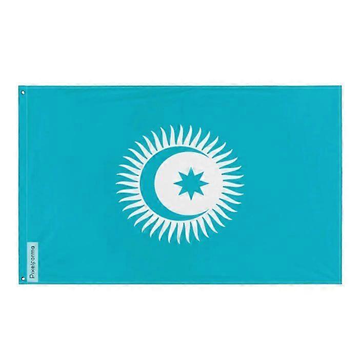 Turkic Council Flag – 90 x 150 cm – Polyester – Iron Eyelets – Durable