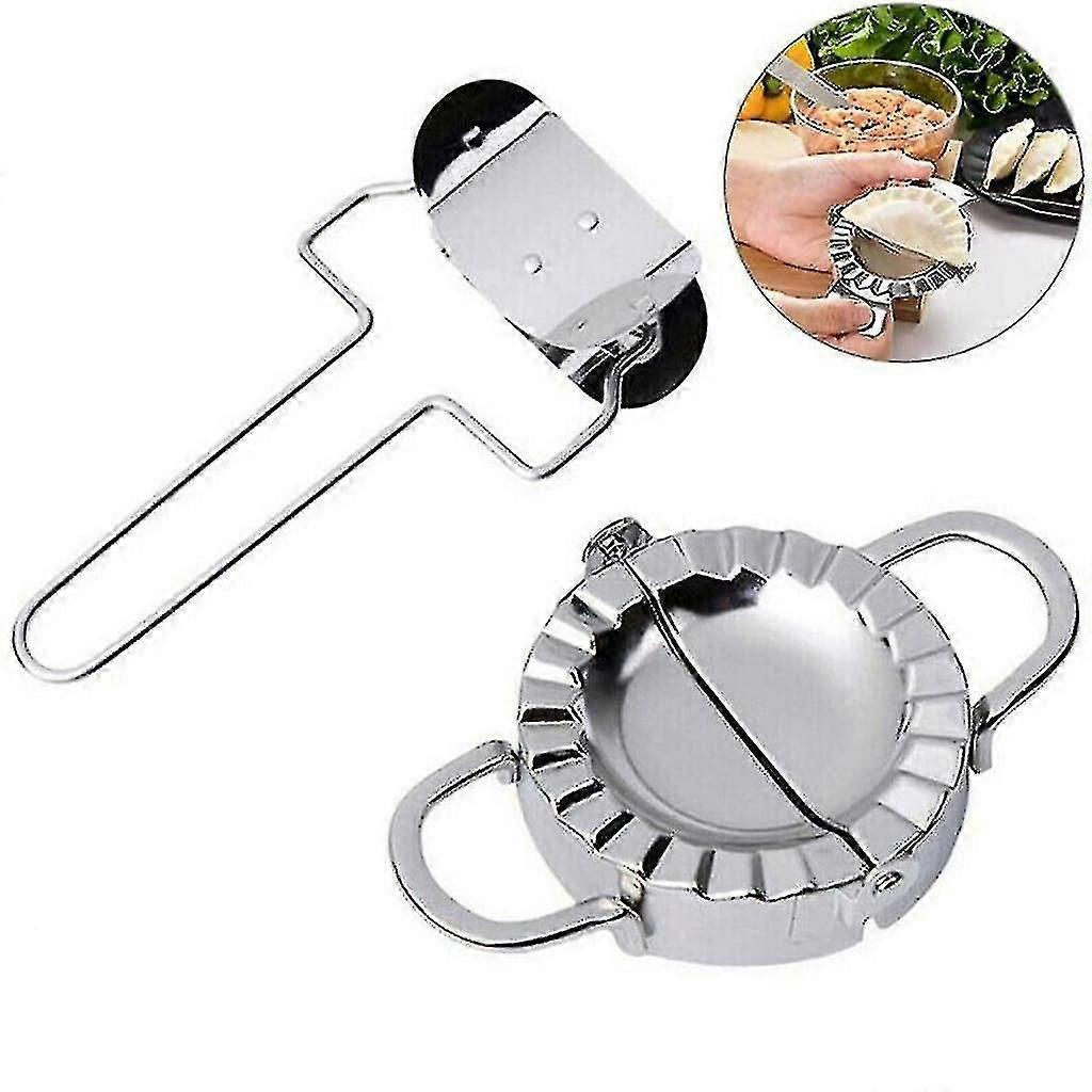Dumpling Maker, 304 Stainless Steel Dumpling Mold And Dough Press