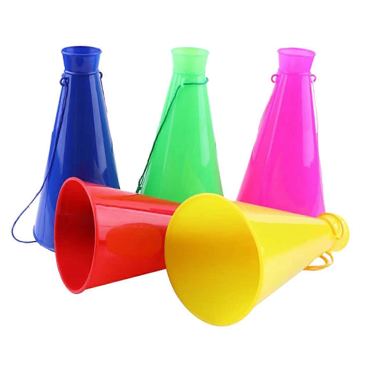 Cheerleading Horns 5pcs Party Noisemaker Toys for Cheer Party Favors Football Game