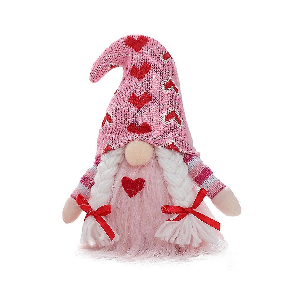 Valentines Day Gnome Plush Scandinavian Tomte Elf Decoration Swedish Tomte Dwarf