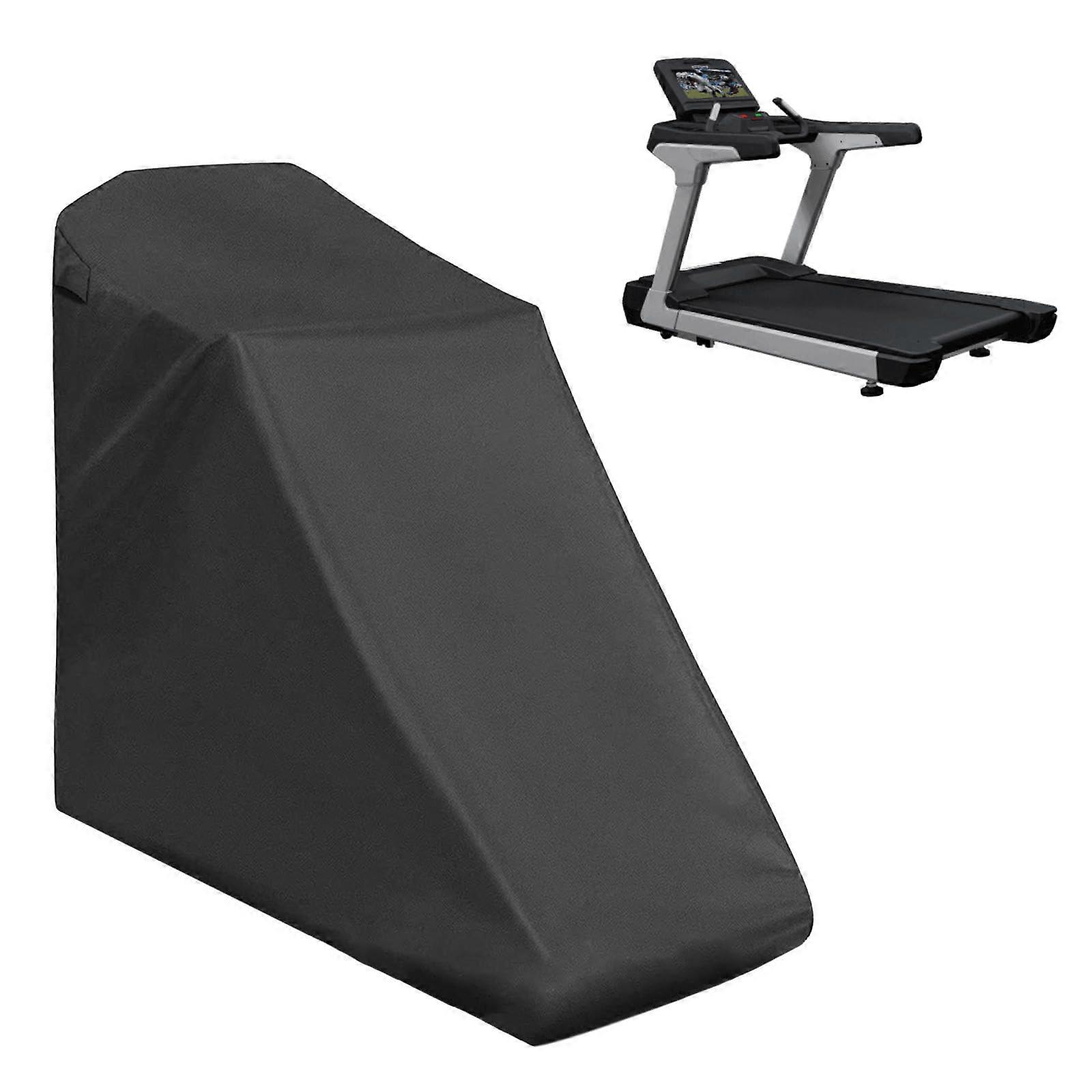 Black 210D Treadmill Cover Dustproof Running Machine Cover with Zip