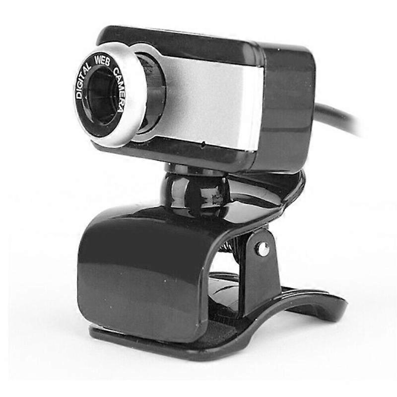 (A)$ Laptop HD clip USB camera driver-free computer video head with built-in microphone