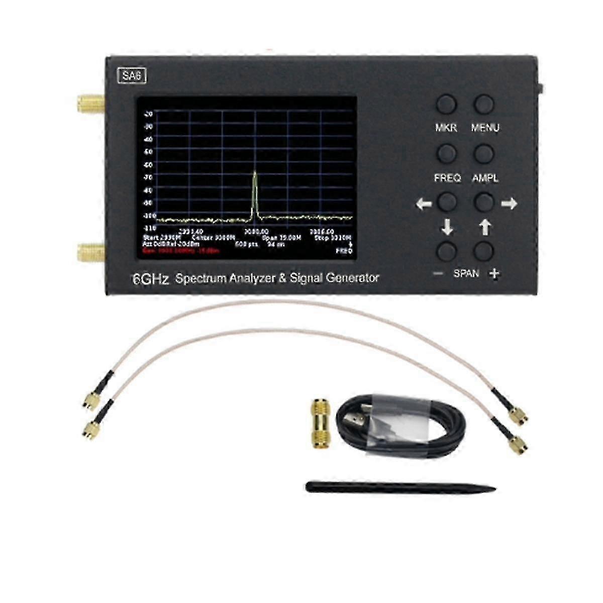New Sa6 6ghz Handheld Portable Spectrum Analyzer Signal Generator Wifi 2g 4g Lte Cdma Gsm Gprs Bds