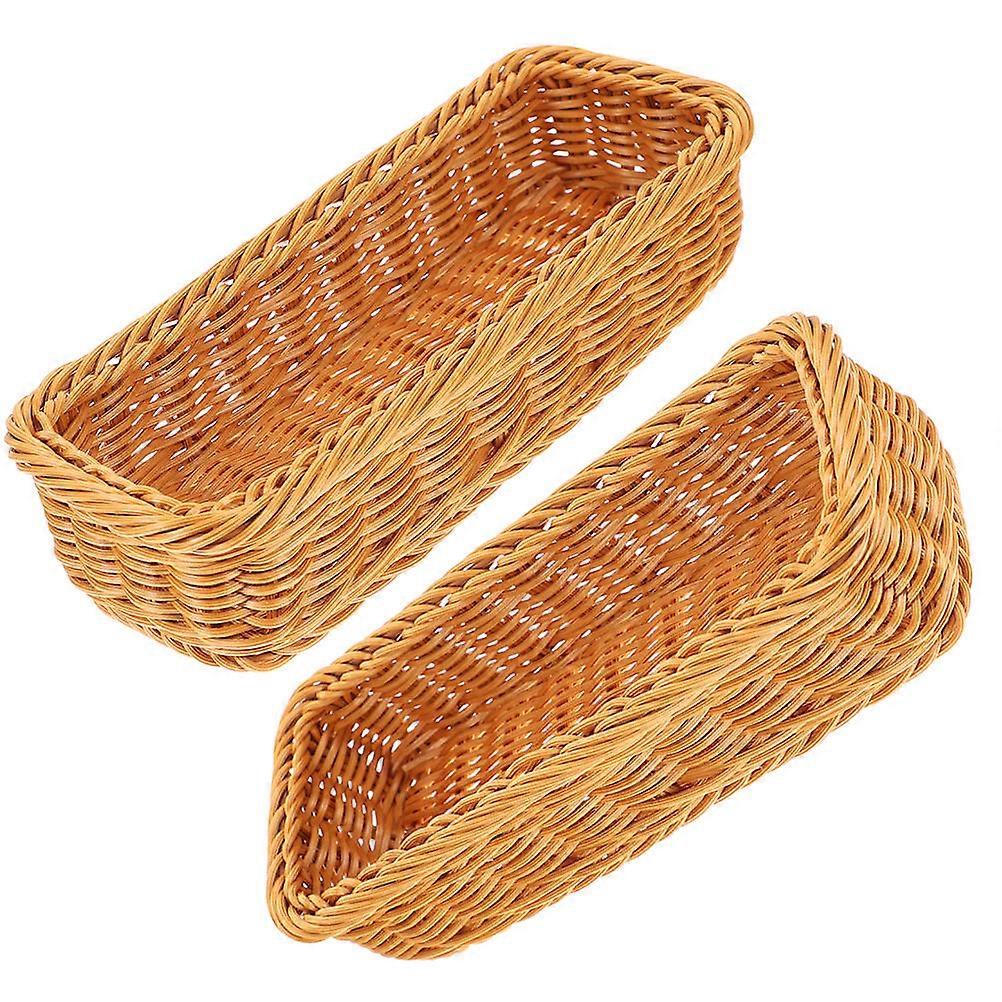 Practical Woven Basket, Solution for Silverware and Kitchen Essentials