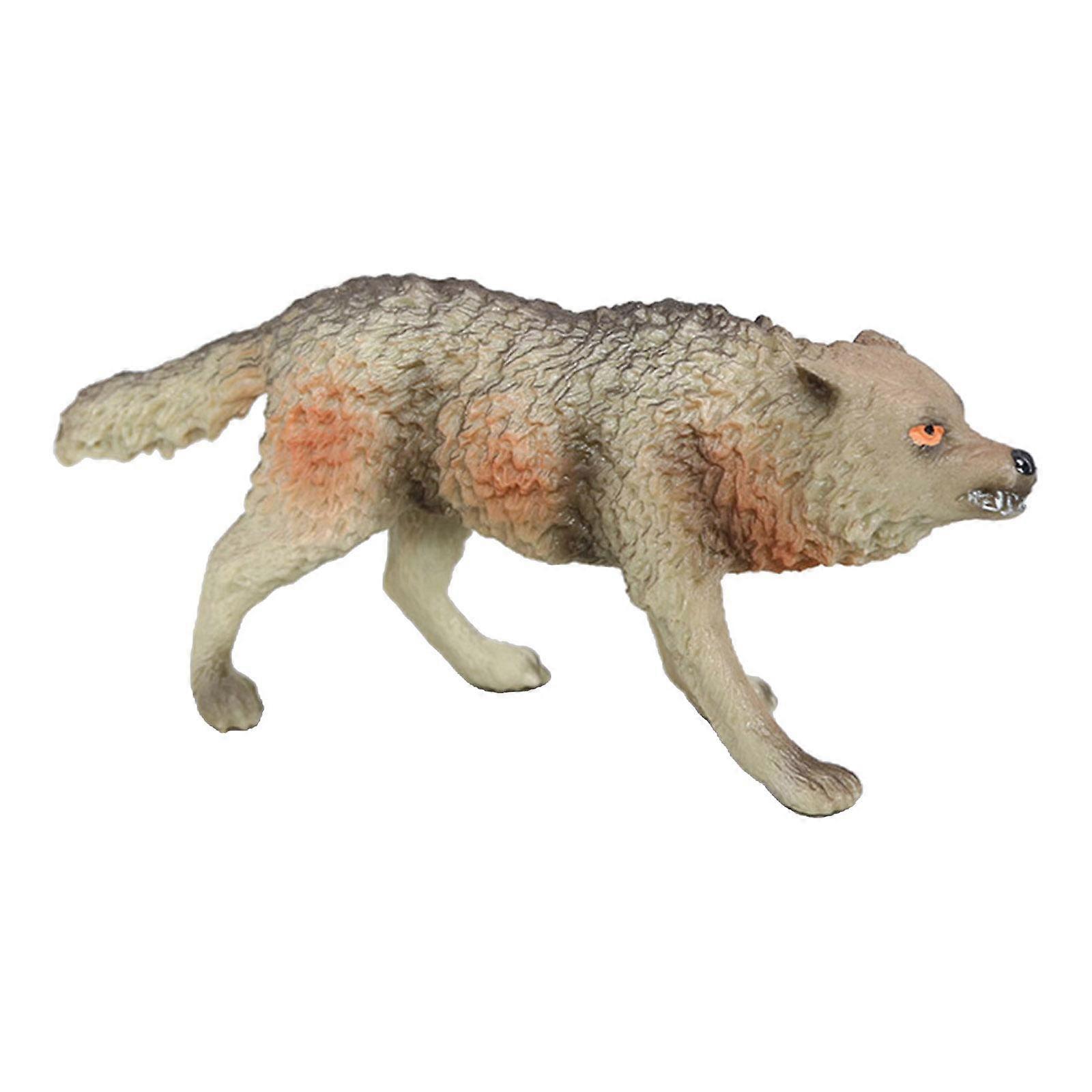 Action Wolf figurer miniature til børn uddannelsesgave