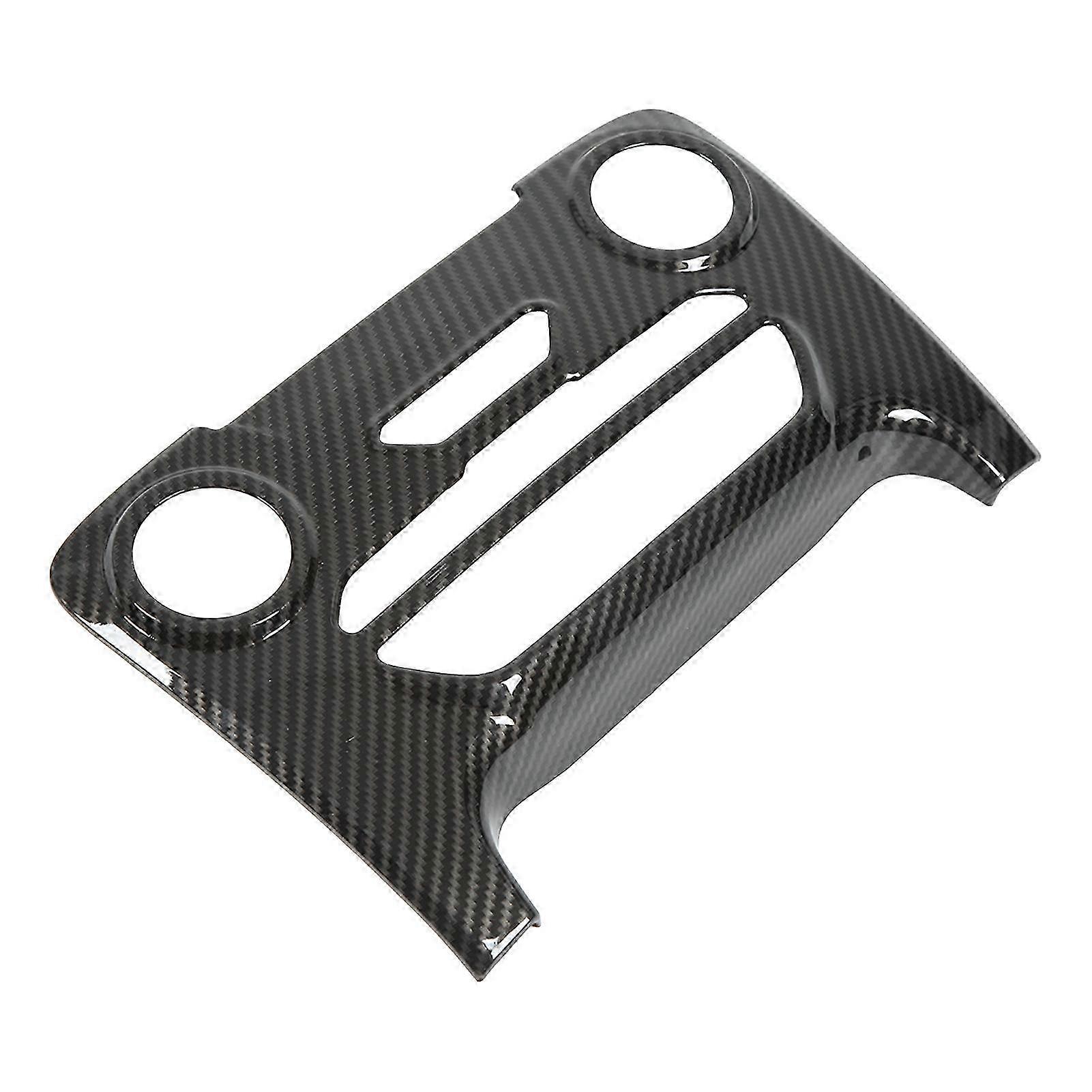 Central Control Air Conditioning Panel Frame in Carbon Fiber Color Replacement Compatible with a Certain Brand Ranger and Everest Models
