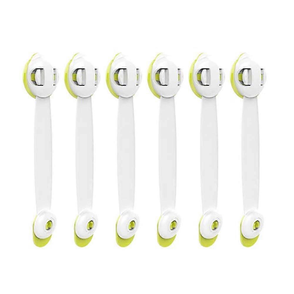 No Screws or Drilling Baby Proofing Strong Adhesive Child Locks for Kitchen Cupboards 6PCS Cupboard Locks for Children