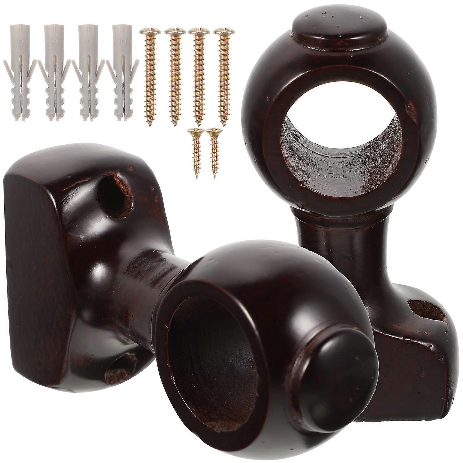 Stable Wooden Curtain Rod Brackets, Enhancing Decor with Minimal Effort in Installation