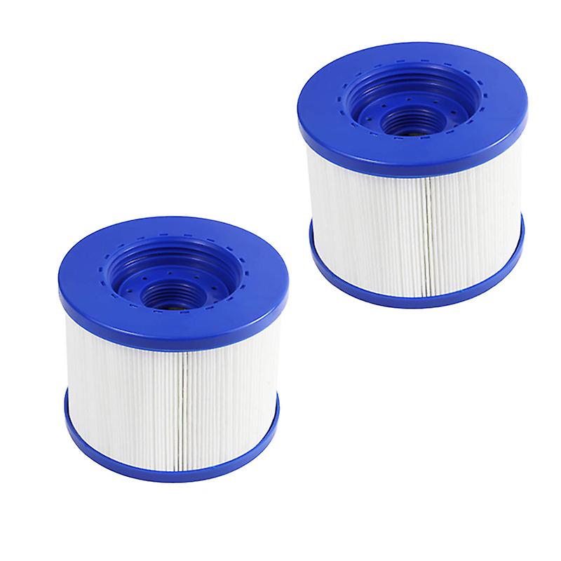 2 pcs spin inflatable spa filter, 60mm spin inflatable spa filter for swimming pool filter cartridges