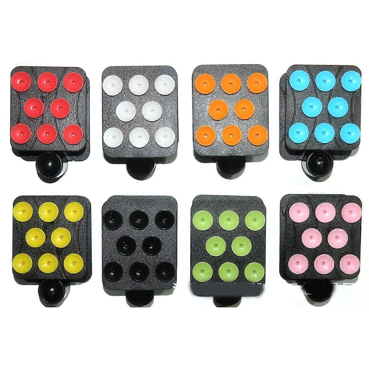 Car Mobile Sucker Mounted Double Sided Suction Cup Bracket Multicolor Phone Accessories Office Desktop Use 1Set