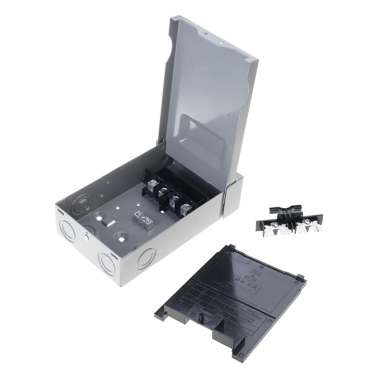 Portable Sturdy 30Amp Disconnects Switches Outdoor Application Without Fused Weather Resistant Box Easy Installion