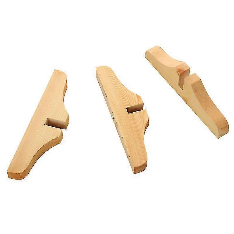 3pcs Room Divider Stand Screen Panel Feet Bracket Base 30x7.3x3.5cm