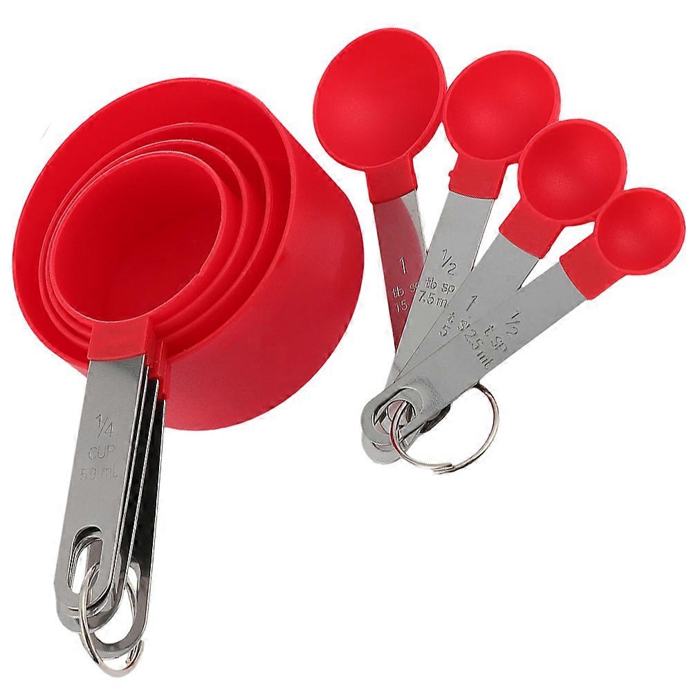 Measuring Cups And Spoons Set Round Shape For Home Cooks Metal Measuring Spoon 1Set
