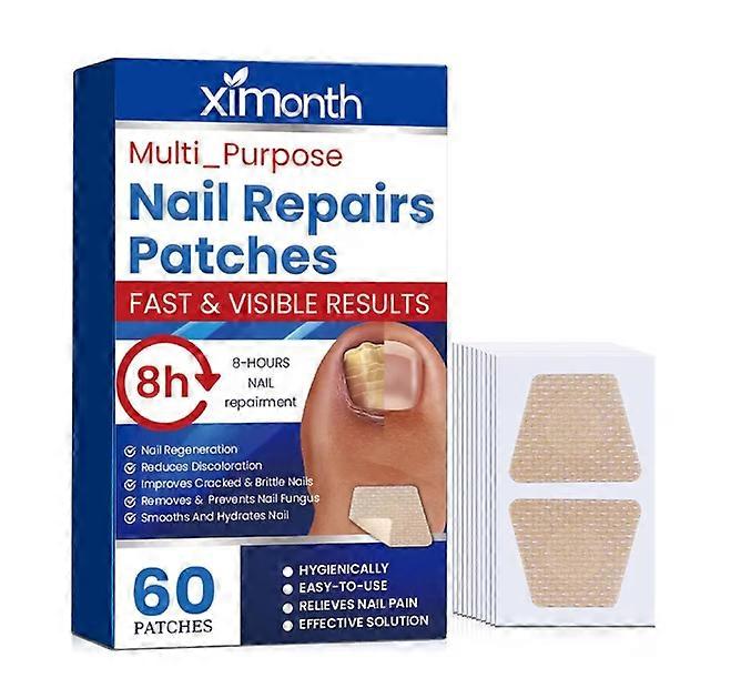 Nail fungus treatment patch pack, , 60 pcs, 2.8x2.3cm