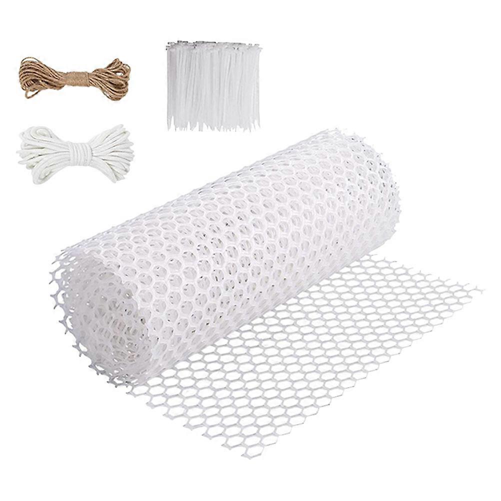 Moss Pole Mesh Plastic Garden Netting Kit Plant Climbing Support Square Mesh 1Set