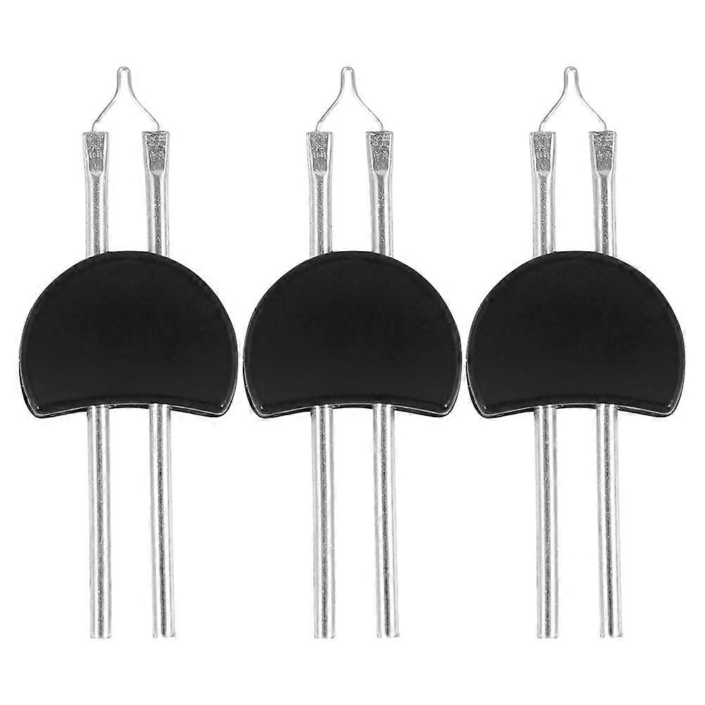 Thread Burning Pen Practical Welding Pen Tip Diy Tool Repairs Tangling Thread 1.5 0.6 0.2in 3Pcs