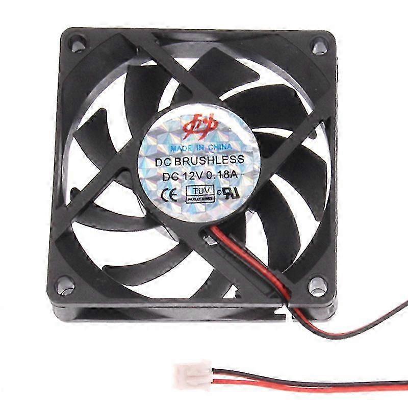 70mm 2-Pin Cooling Fan for PC Case & Electronics - Quiet & Efficient Cooling Solution