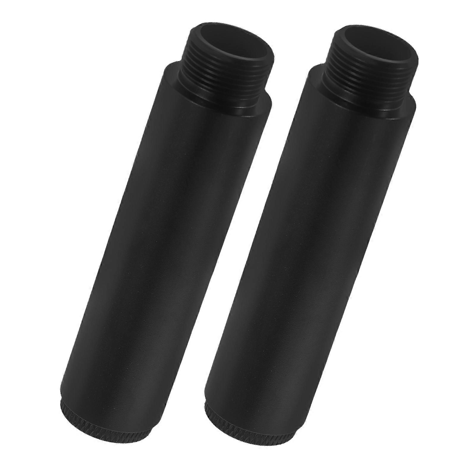 Mikrofonständer Verlängerungskit Mikrofonrohre Mikrofonhalter für Ständer Langlebige Metalladapter Aufnahmestudio 1Set