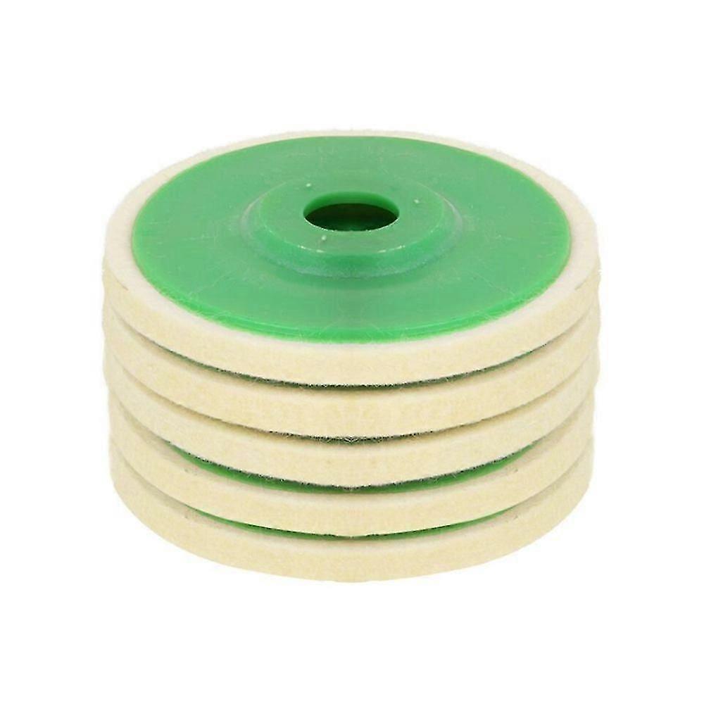 10 قطع تلميع القرص الصوف تلميع القرص 125 ملليمتر الصوف تلميع القرص شعر القرص