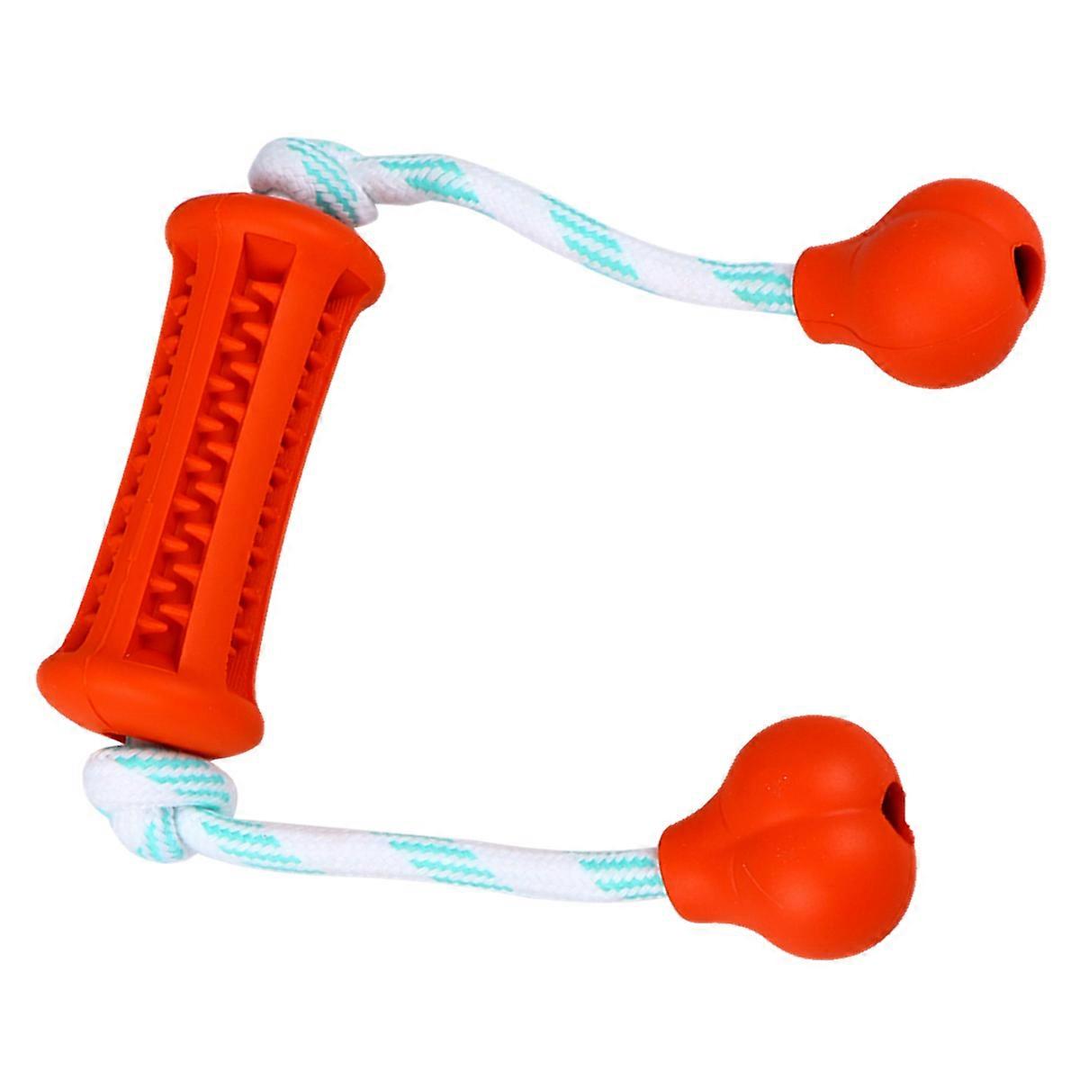 Puppy Chew Pet Tooth Cleaner Brushing Stick For Dogs Care Red 1Pc
